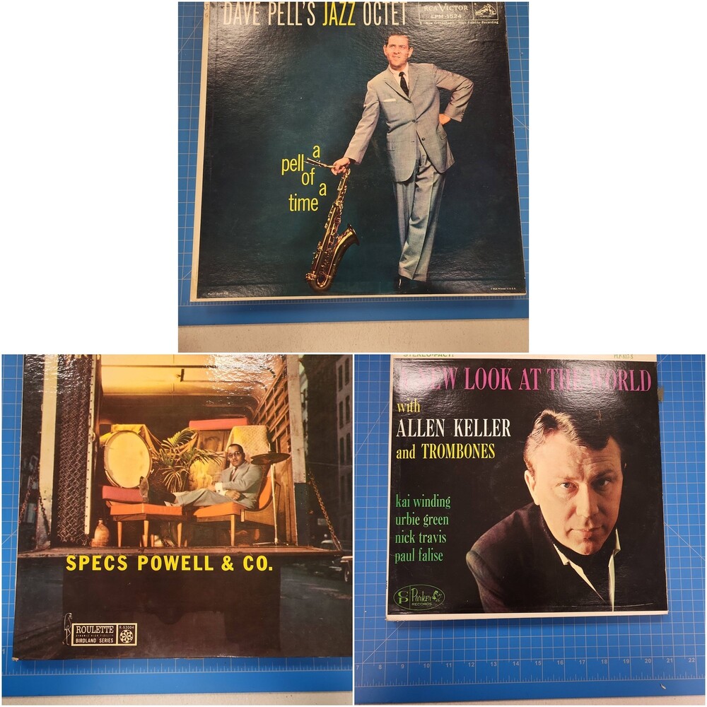 Lot of 3 Vinyl Records LP Jazz Allen Birdland Dave Keller Look Movin Octet